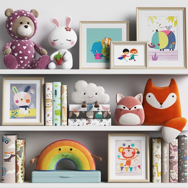 Kids Room Decor 29 3d Model Turbosquid