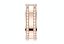 Hochzeitsset Ring Damen Herren Ring CAD Design-PSJM001V7 3D-Druckmodell