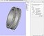 Hochzeitsset Ring Damen Herren Ring CAD Design-PSJM001V7 3D-Druckmodell