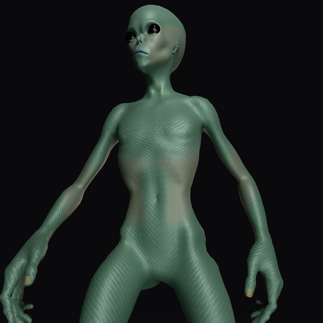 Realistic Alien 3D - TurboSquid 2066793