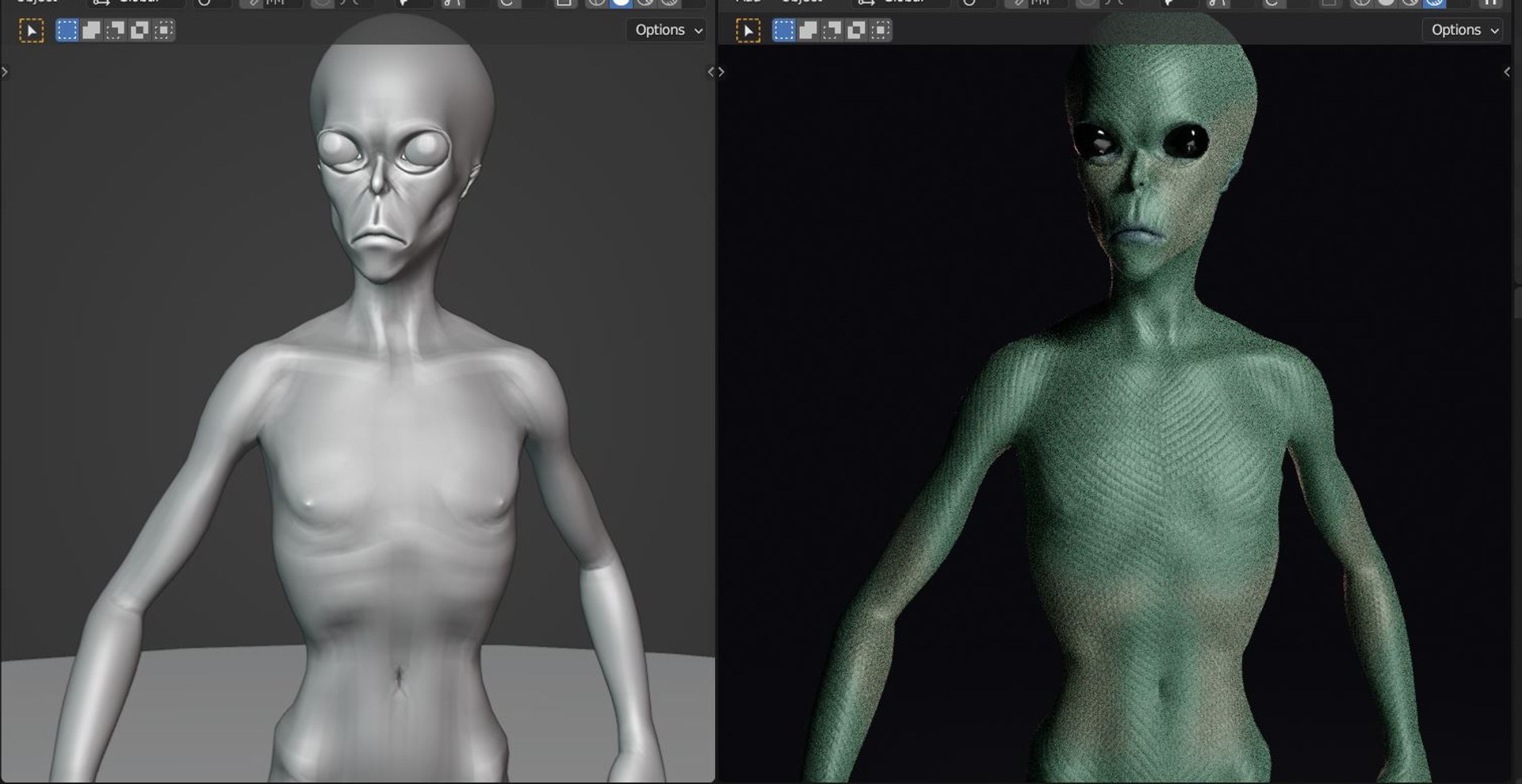 Realistic Alien 3D - TurboSquid 2066793