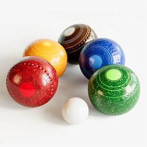 3D Modern Lawn Bowls