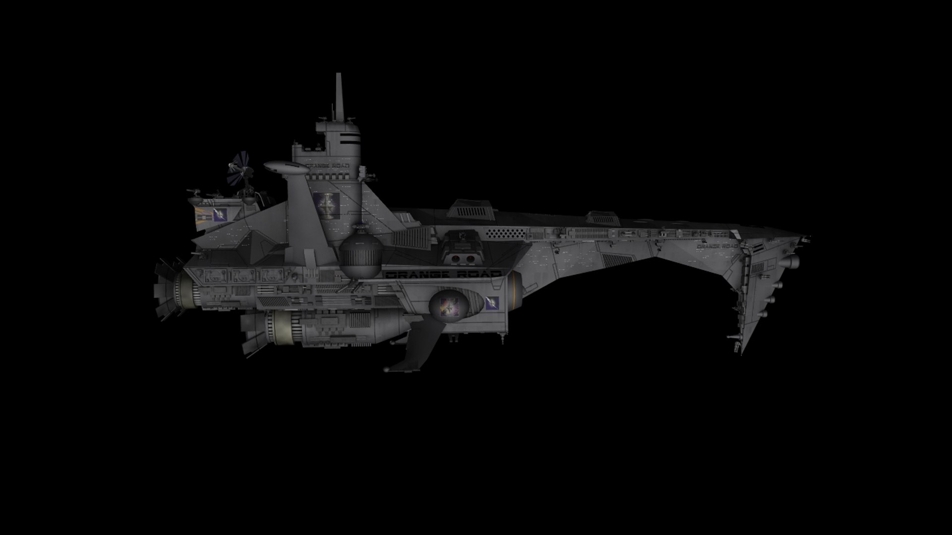 Conqueror Warship 3d Model