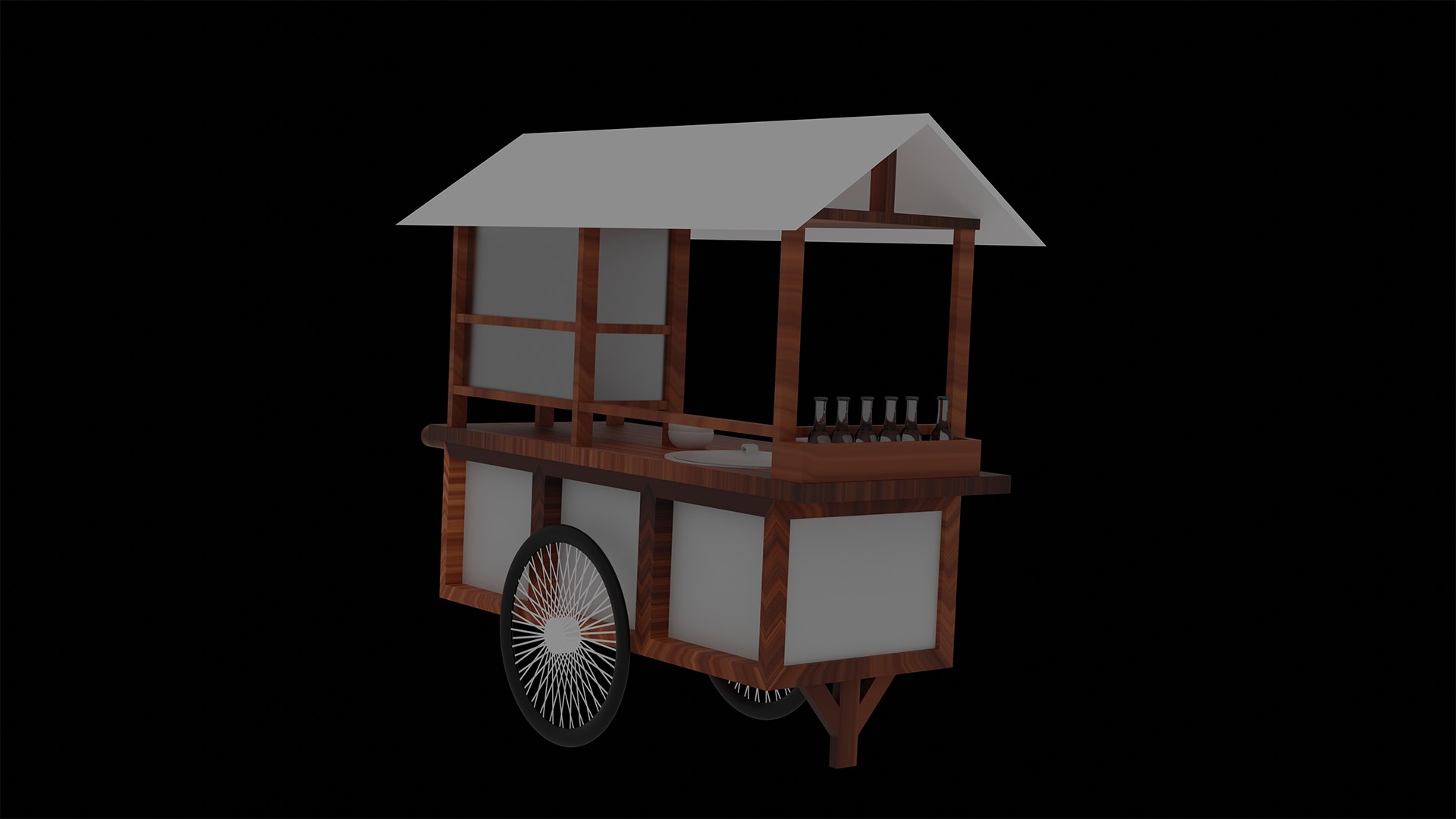 3D Model Meatball Cart In Blender 3d - TurboSquid 2372100