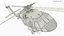 3D Sikorsky UH 60 Black Hawk Military Israel Utility Helicopter Rigged for Cinema 4D model