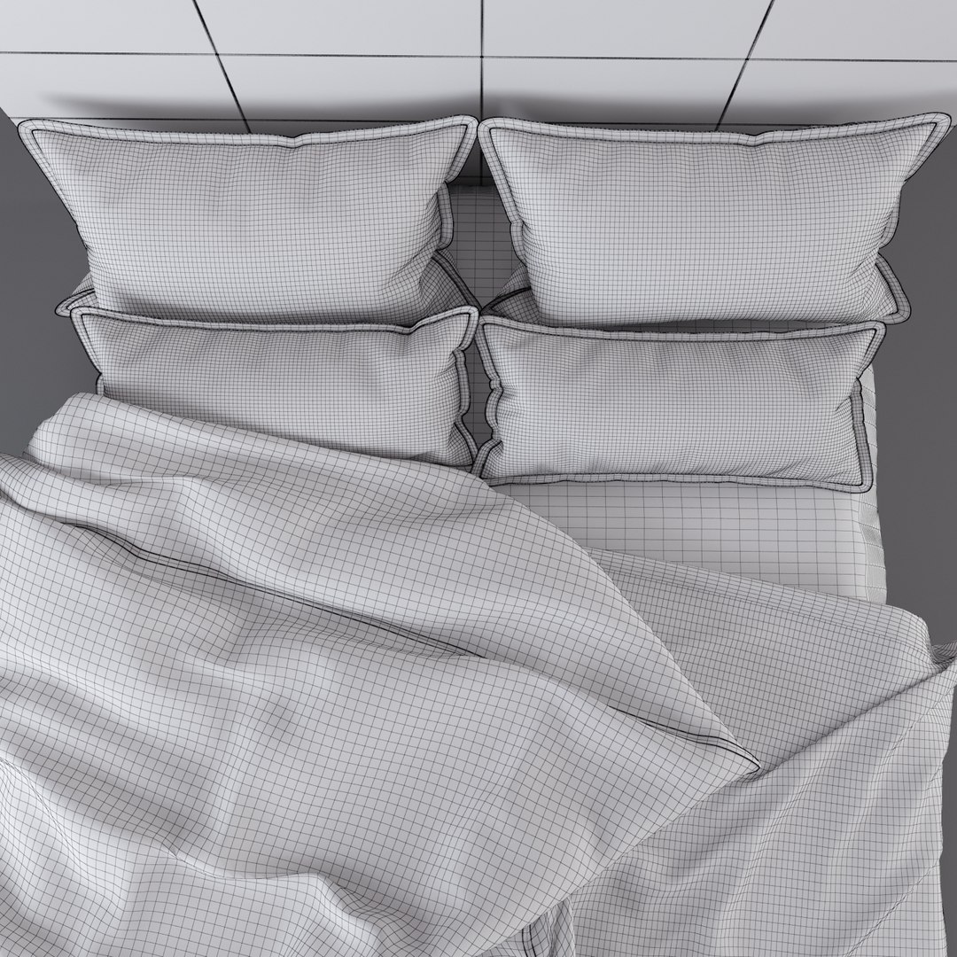 Bed Linen 3d Model