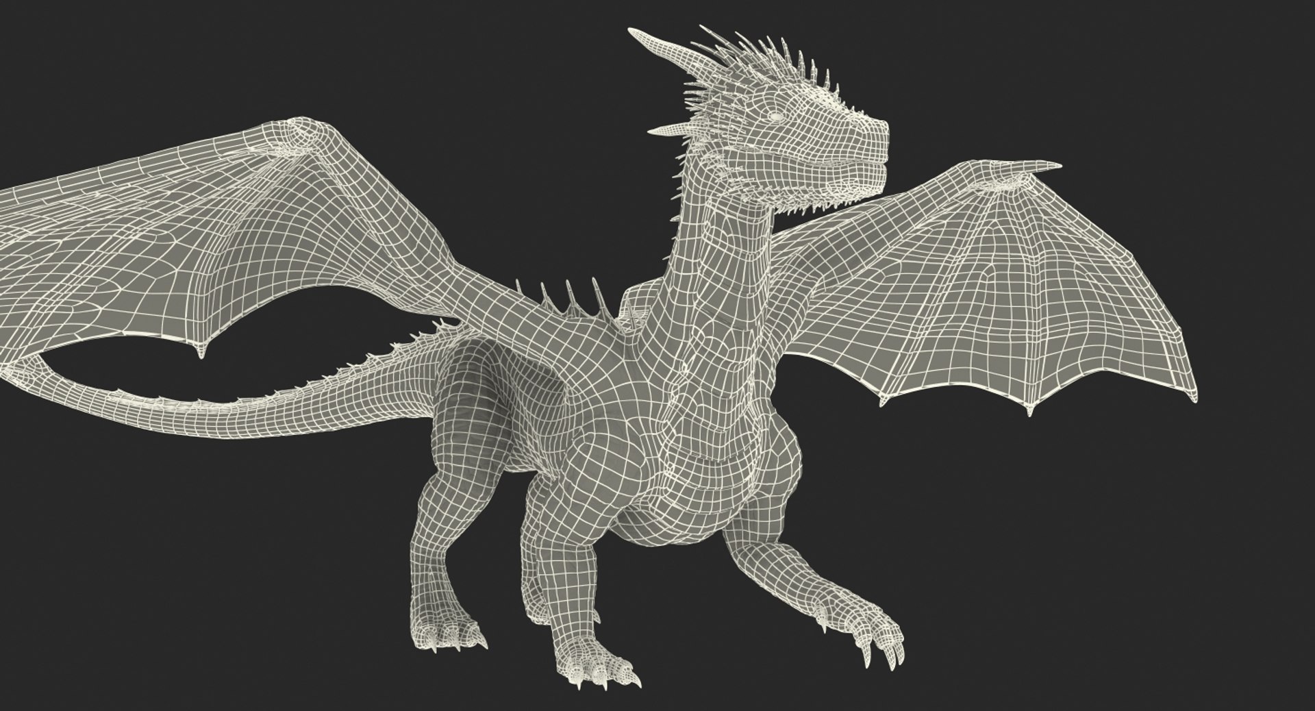 3D mythical dragon rigged model - TurboSquid 1379290