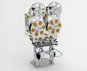 3D model Coil-feed-cutting-mechanism