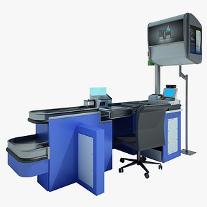 3d counter cash shop