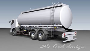 3D model tanker cement