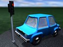 3ds cartoon car