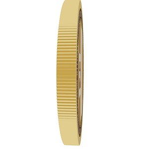3D eligma token gold coin