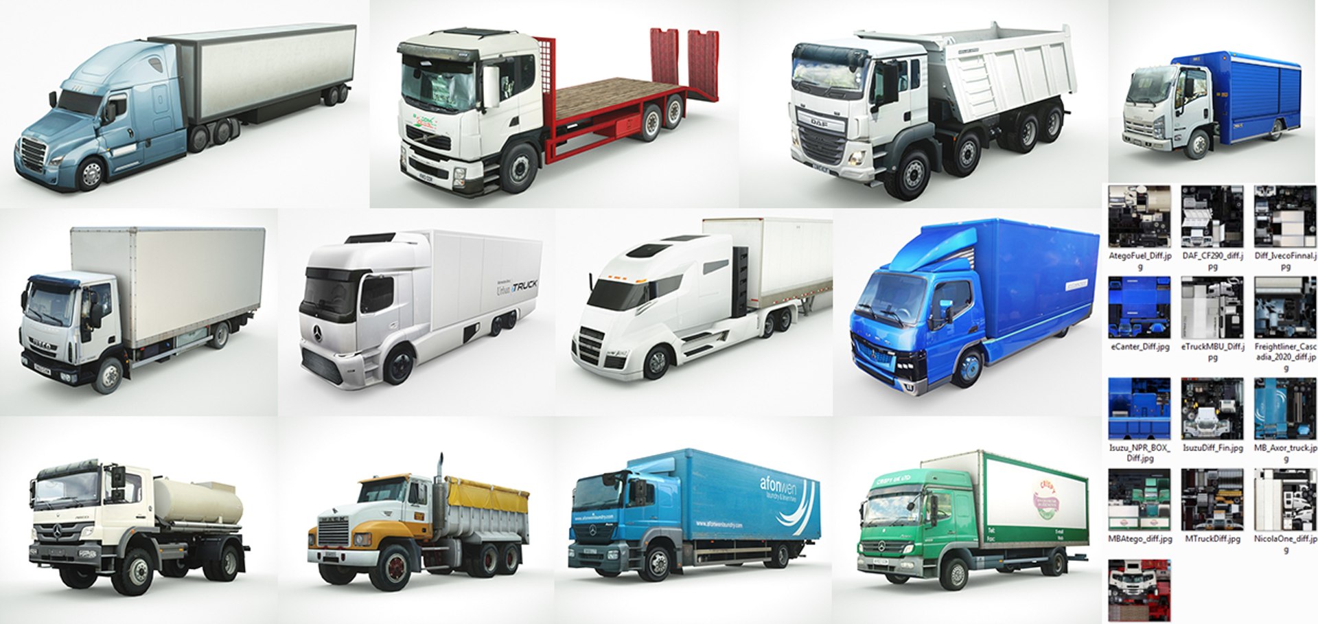 12 low-poly trucks vol2 3D https://p.turbosquid.com/ts-thumb/Ul/qeXSru/VFWkqgst/12trucksvol2_all/jpg/1581784201/1920x1080/fit_q87/43b48e02d6526b20f0914de9435d01652cd6a943/12trucksvol2_all.jpg