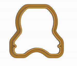 OCTOPUS COOKIE CUTTER 3D model