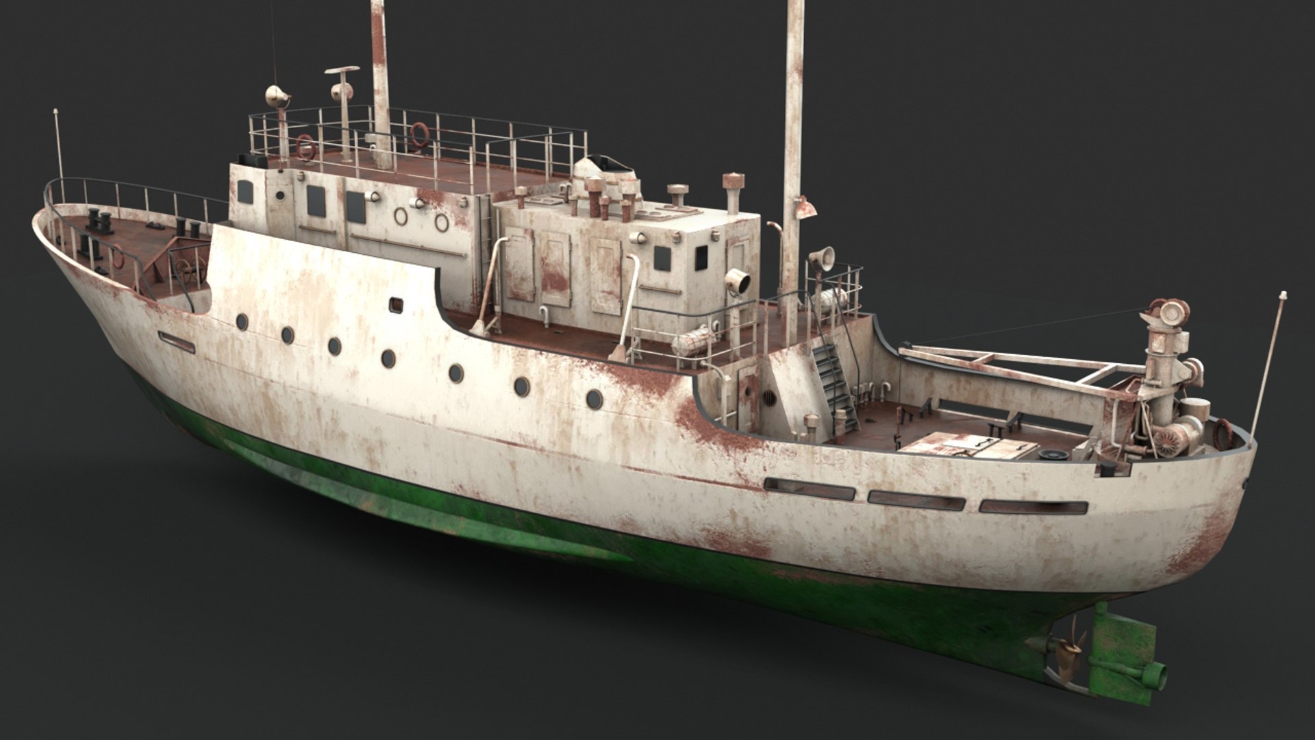 3D model old vessel - TurboSquid 1366356