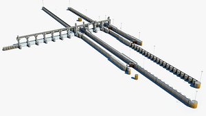 3d melvin price locks river model