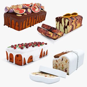 3D Fruit berry cake collection 4