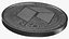 3D model Cryptocurrency Coins Silver Collection 2