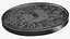 3D model Cryptocurrency Coins Silver Collection 2