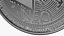 3D model Cryptocurrency Coins Silver Collection 2