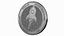 3D model Cryptocurrency Coins Silver Collection 2