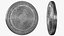 3D model Cryptocurrency Coins Silver Collection 2