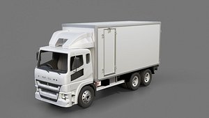 Mitsubishi Fuso Shogun Cargo Truck 3D model