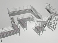 Industrial Stairs Modular