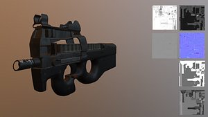 3d model p90 games