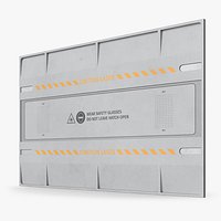 Laser Shielded Access Door White