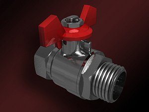 3d model globe valve