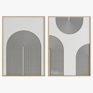 3D Plaster painting Decomarkt Gray Arches