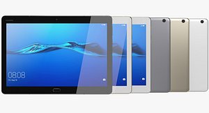 realistic huawei mediapad m3 3D model