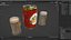 Beer Keg and Mugs Set Mockup