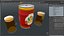 Beer Keg and Mugs Set Mockup