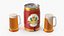 Beer Keg and Mugs Set Mockup