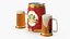 Beer Keg and Mugs Set Mockup