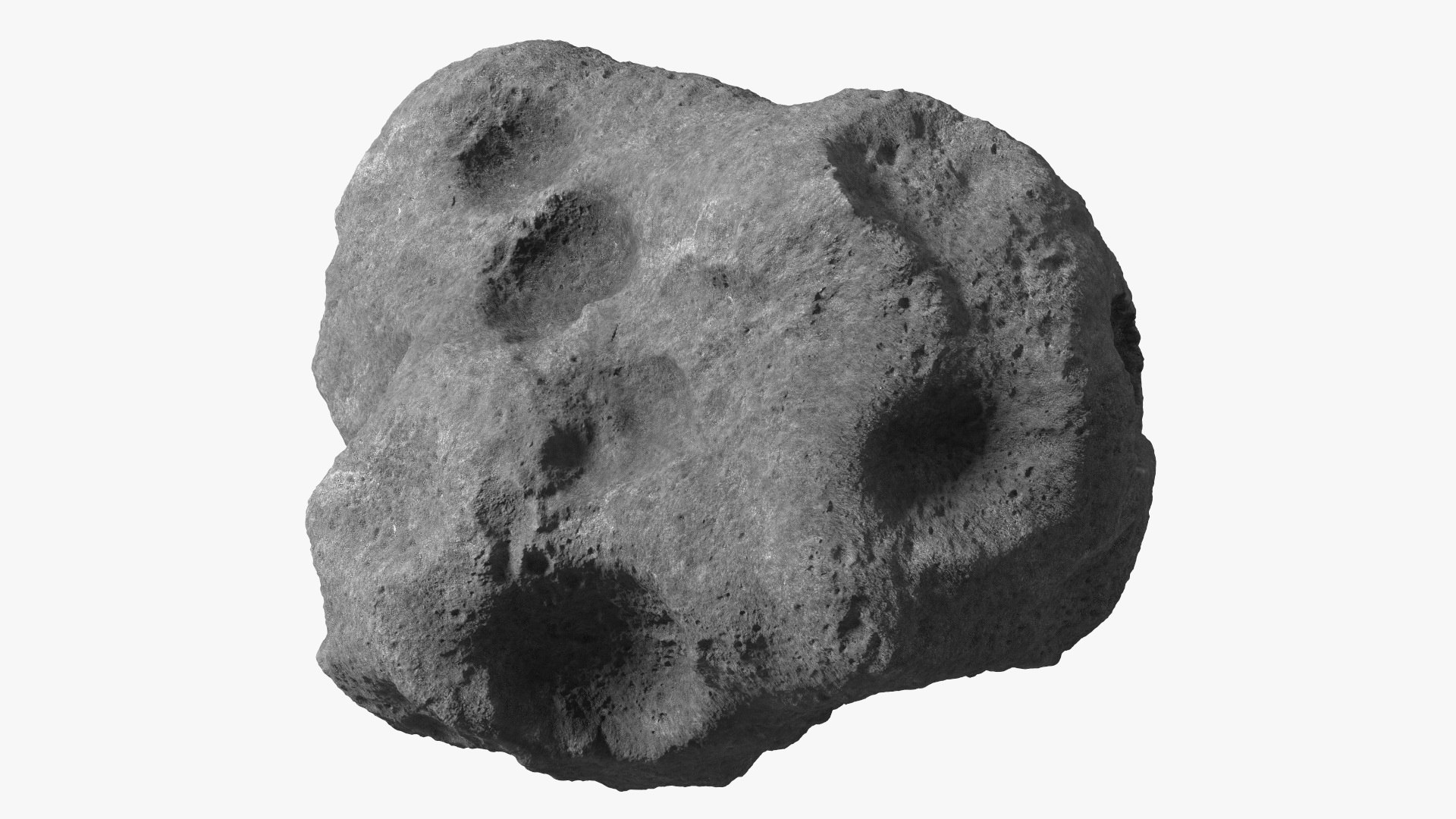 Asteroid 100 Meter in Diameter 3D model preview