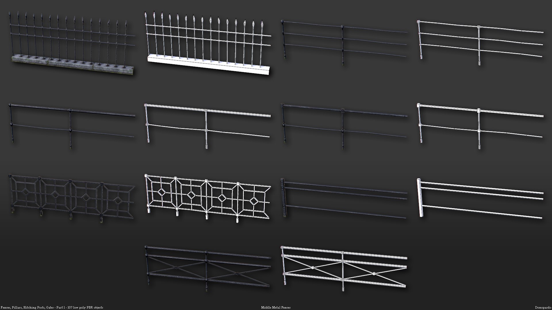 Fences Pillars Hitching Posts Gates Part 1 - 107 low-poly PBR objects 3D model https://p.turbosquid.com/ts-thumb/Um/TVIhvj/a4/fences_pillars_hitchingposts_gates_part_1_09/jpg/1629024729/1920x1080/fit_q87/3569459dcd4250be36f6f711aed6db794620f64a/fences_pillars_hitchingposts_gates_part_1_09.jpg