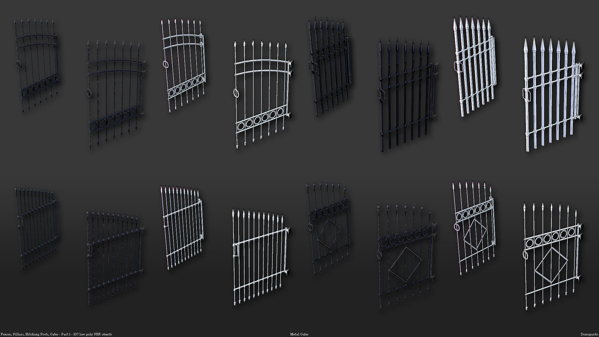 Fences Pillars Hitching Posts Gates Part 1 - 107 low-poly PBR objects 3D model https://p.turbosquid.com/ts-thumb/Um/TVIhvj/fr/fences_pillars_hitchingposts_gates_part_1_12/jpg/1629024727/1920x1080/fit_q87/e8182f27aa04f22f4a99fd02ae38aefadfaa0cf8/fences_pillars_hitchingposts_gates_part_1_12.jpg