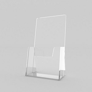 3D model flyer holder