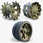 T-55 Tank Wheels Set