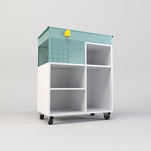 Utility cart trolley 3D model