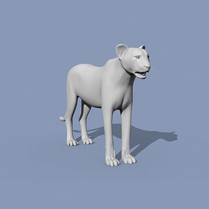 3D Cheetah Shape