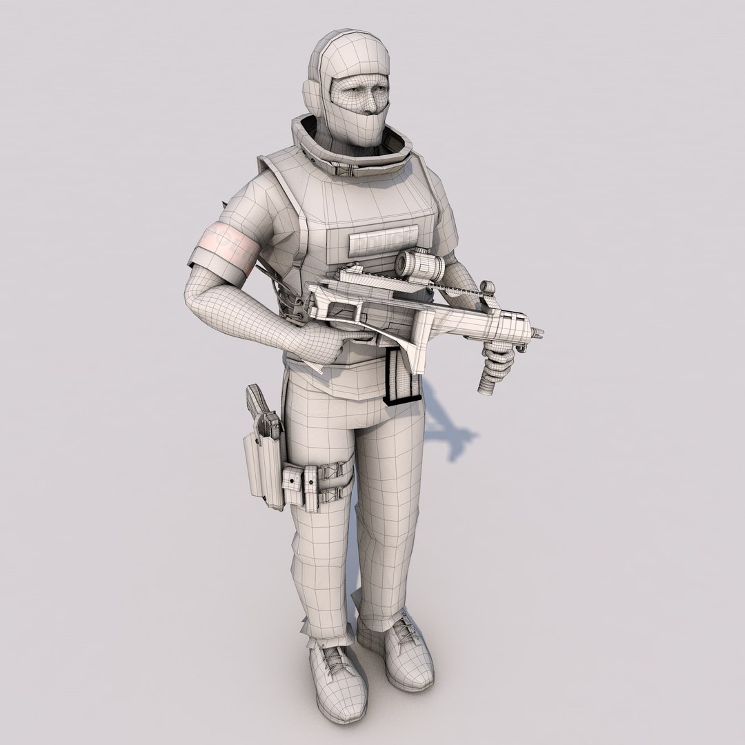 Officer bri model - TurboSquid 1272108