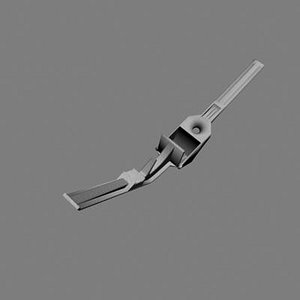 3d model classic garlic masher