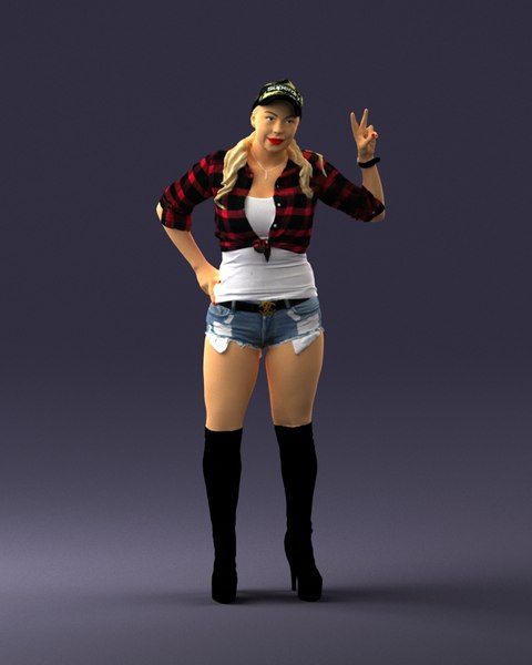 3D human ready model