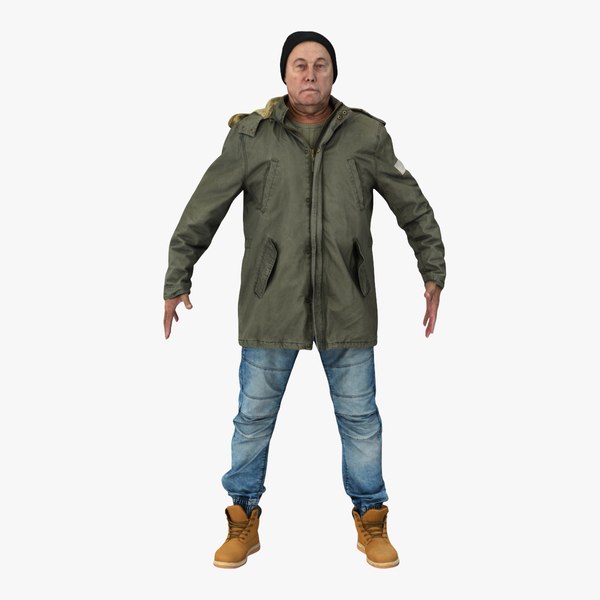 3D Hector Casual Winter A Pose