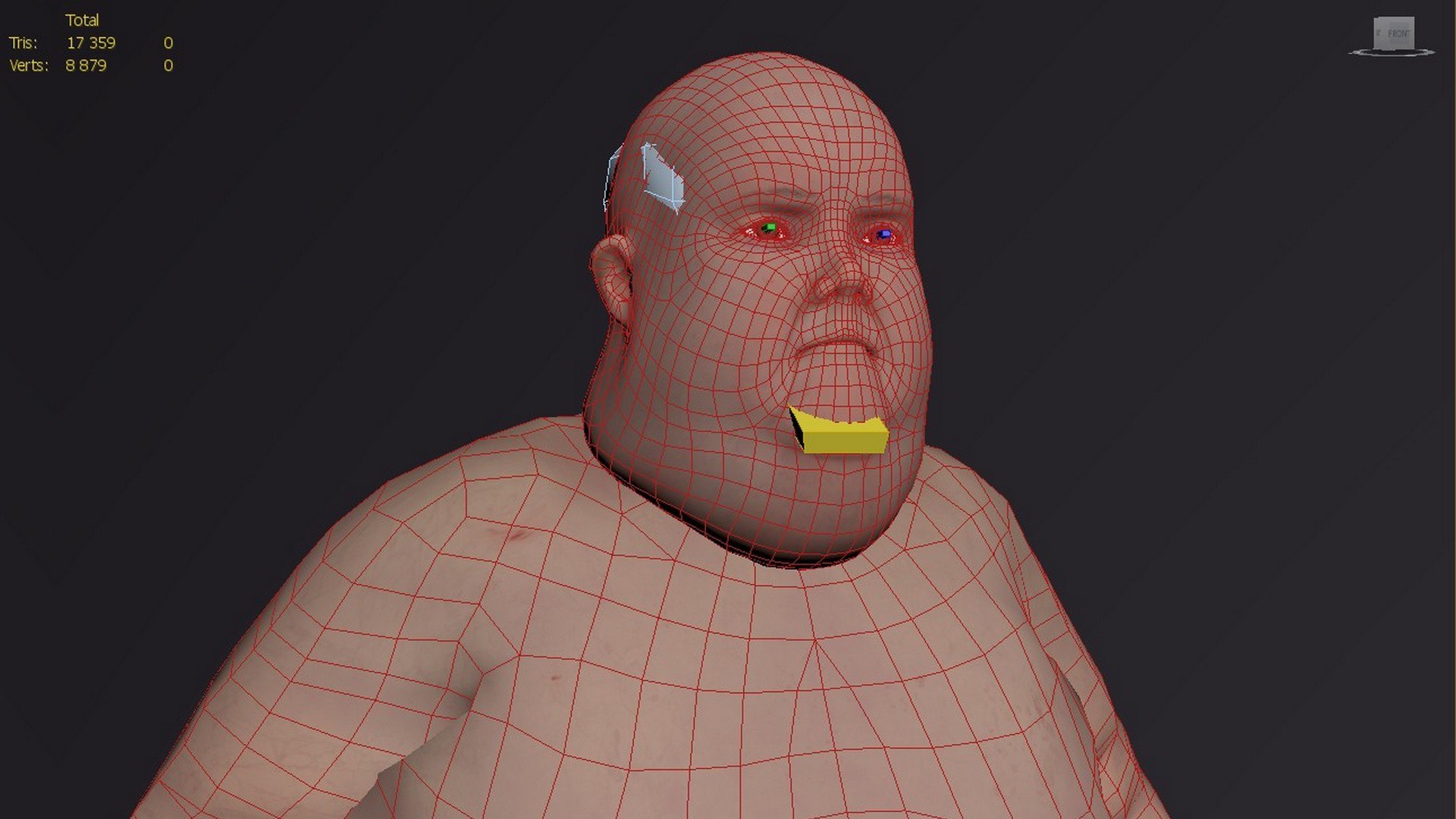 3d Obese Person Model Turbosquid 2010380 7137