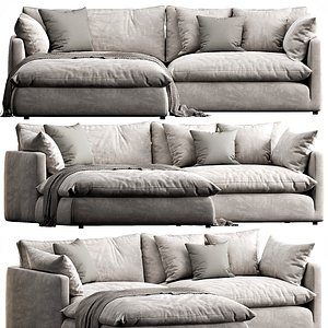 3D Crate and Barrel Unwind sofa model